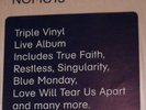 NEW ORDER - NOMC15 - 3 VINYL LIVE LP ALBUM (BLUE MONDAY TRUE FAITH JOY DIVISION)