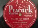 LIttle Richard Maybe I'm Right/I Love My Baby Peacock 1673 78rpm