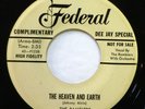 RAMBLERS 45 The heaven & earth / Don't you know VG++ FEDERAL (DJ) Doowop Kz 104