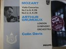 ARTHUR GRUMIAUX - DAVIS / MOZART   / PHILIPS HI-FI STEREO
