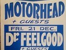 Motorhead original concert poster - Dr.Feelgood at Cambridge Corn Exchange 1979