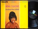 NINA SIMONE Broadway Blues Ballads LP PHILIPS PHS 600-148 US 1964 JAZZ BLUES ST
