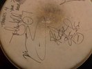 Type O Negative Fully Signed Stage Used Drumskin October Rust Tour Peter Steele