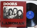 THE DOORS / L.A. WOMAN, RARE ORIG. JAPAN 1ST PRESS LP w/INSERT BLUE ELEKTRA EX