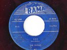 ?CROWS Gee/I Love You So Rama 5 Red vinyl R&B DOO WOP 45 RPM?