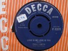 Truly Smith - Love Is Me Love Is You/My Smile Is Just A Frown 1966 RARE UK DECCA