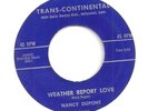 NANCY DUPONT : Weather Report Love Sleezy ISM Weird Mod Jazz Vocal 45 LISTEN