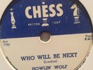HOWLIN' WOLF CHESS 1593 BLUES 78 RPM E+