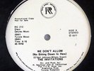 THE INVITATIONS-WE DON'T ALLOW NO SITTING DOWN IN HERE - WLP ON RED GREG DISCO 1