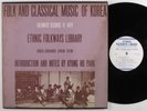 FOLK AND CLASSICAL MUSIC OF KOREA Various Artists FOLKWAYS LP VG+ w/booklet