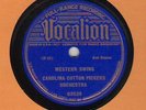 c 78 RPM Carolina Cotton Pickers Vocalion 03539 E- territory band Birmingham AL