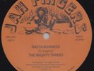 ** THE MIGHTY THREES  RASTA BUSINESS  12inch  MASSIVE 70s ROOTS REVIVE CLASSIC