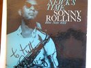 Sonny Rollins 4et Newk's time SIGNED Blue Note 47W DG mono RVG ear