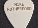 Mike Rutherford rare gold guitar pick / plectrum Mike & The Mechanics / Genesis