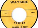 Tommy La Beff:  Tore Up / Lonely (repro with autographed sleeve)