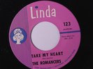 ROMANCERS: Take My Heart / She Gives Me Love 45 Rock & Pop