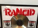 Rancid RIAA Gold Record Certifed Award LP Cassette CD ...And Out Come The Wolves