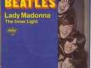 Beatles, Lady Madonna, The Inner Light, Capitol 2138, 45 w/ PS & Fan Club Insert