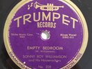 SONNY BOY WILLIAMSON Empty Bedroom / From The Bottom 78 RPM Record Single 1955