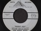 WALTER SEN-SA-SHUNS: Mama's Boy / Something Else 45 Hear  (plays close to VG+,