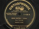 Greek Folk 78 RPM Record_ORTHOPHONIC S-658_NO RESERVE