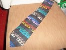 THE BEATLES APPLE CORPS. A HARD DAY'S NIGHT NECKTIE TIE 100% SILK FAB CONDITION
