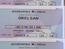 3 places carré Or Orelsan Concert 26/03/18 Paris Bercy