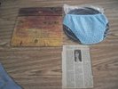 ALICE COOPER SCHOOL'S OUT 1972 1ST PRESS WITH BLUE PANTIES W-VINTAGE NEWS CLIPIN