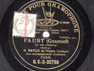270c. Leon Beyle - Faust-En vain & Salut o mon dernier martin - Gram. GC.3-32797