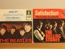 The Beatles - Help  - The Rolling Stones - Satisfaction - 2 Singles