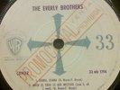 THE EVERLY BROTHERS DONNA DONNA GONE GONE GONE ARGENTINA PRO SINGLE 7