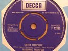 MARIANNE FAITHFULL SISTER MORPHINE POP DECCA 7