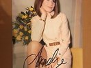 SANDIE SHAW  -  SEXY POSE  1960s  -  SIGNED 10X8  COL  PHOTO  -  UACC GENUINE