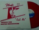 Blondie-Call me-Mexico  Promotional record Radio Cover RED RCA