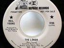 NEIL YOUNG 45 The Loner / Sugar Mountain REPRISE promo VG++   d1632