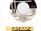 LED ZEPPELIN: OVER THE HILLS...(PROMO JUKE BOX CON STICKER ORIGINALE) ROCK PROG+