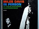 MILES DAVIS w/HANK MOBLEY AT BLACKHAWK, v.2 RARE ORIG '61 COLUMBIA 6-EYE MONO LP