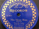 Autogrpah 608 Twin-Six Guitar Jack Penewell HEN HOUSE BLUES EE- 78rpm 1925