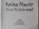 Original Do-LP / Vinyl TON STEINE SCHERBEN: Keine Macht für Niemand, 1972