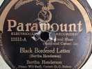 BERTHA HENDERSON PARAMOUNT 12511 BLUES 78 RPM V PLAYS STRONG EDGE CRACK