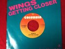 Wings McCartney Beatles Getting Closer & Spin It On 45 RPM Picture Sleeve