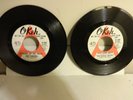 2 Okeh-Radio Station Copies 45 RPM records-The Cheers 7331-The Black Velvet 7330