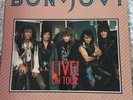Rare Bon Jovi 12' Vinyl Record Live On Tour 4 Track runaway Disc Collectors