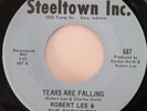 ROBERT LEE & THE EXQUISITES Tears Are Falling Steeltown Soul NM 45 HEAR