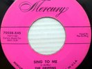 GRIFFINS doowop Mercury ORIG.45 Sing to me  I swear by all the stars above kz142