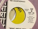HEAR   Rare Sweet Soul 45 The Exceptionals ?– Unlucky Girl / What About Me