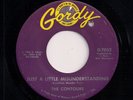 MOTOWN 45 THE CONTOURS - JUST A LITTLE MISUNDERSTANDING / DETERMINATION US GORDY