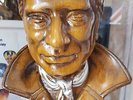 RARE STATUE - FIGURINE - BUSTE JOHNNY HALLYDAY 34 CM ENVIRON