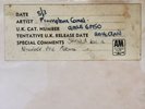 Framptons Camel Uk Test Press Direct From Band Member Mick Gallagher