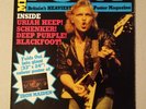 METAL FURY POSTER MAGAZINE #2 MICHAEL SCHENKER URIAH HEEP DEEP PURPLE IRON MAIDE